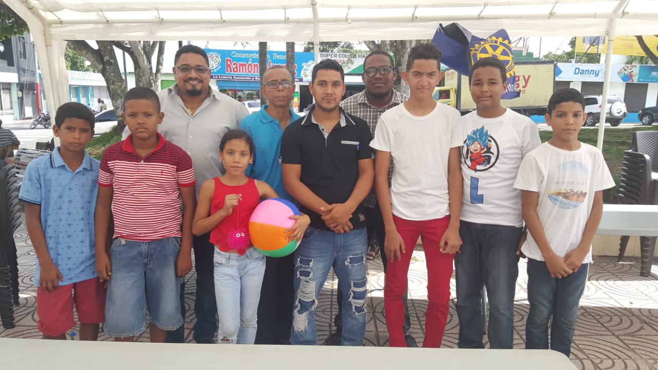 Torneo infantil y Juvenil por el 34 Aniversario del Club Rotario Cotui, Lugar Parque Duarte, Cotui, Sanchez Ramirez, - Octubre 7, 2018